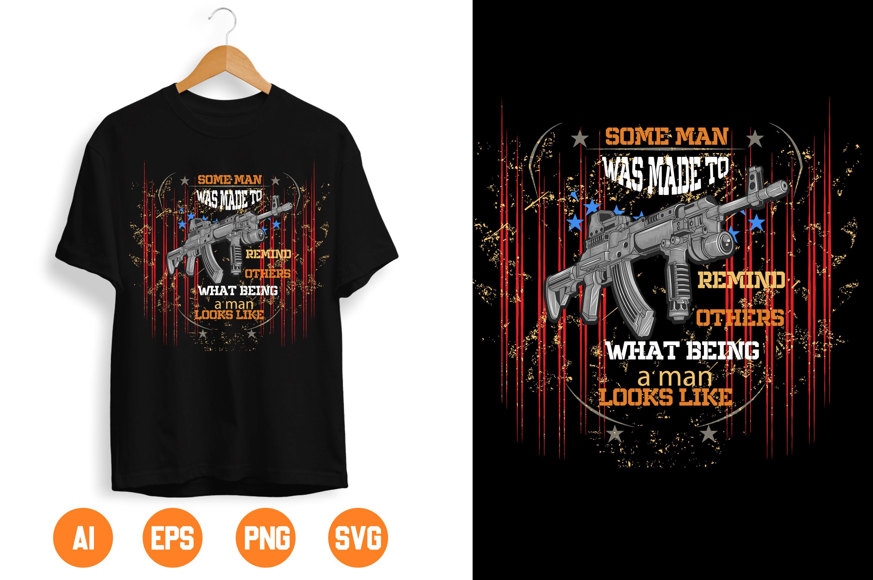 USA Army T-shirt Design 58