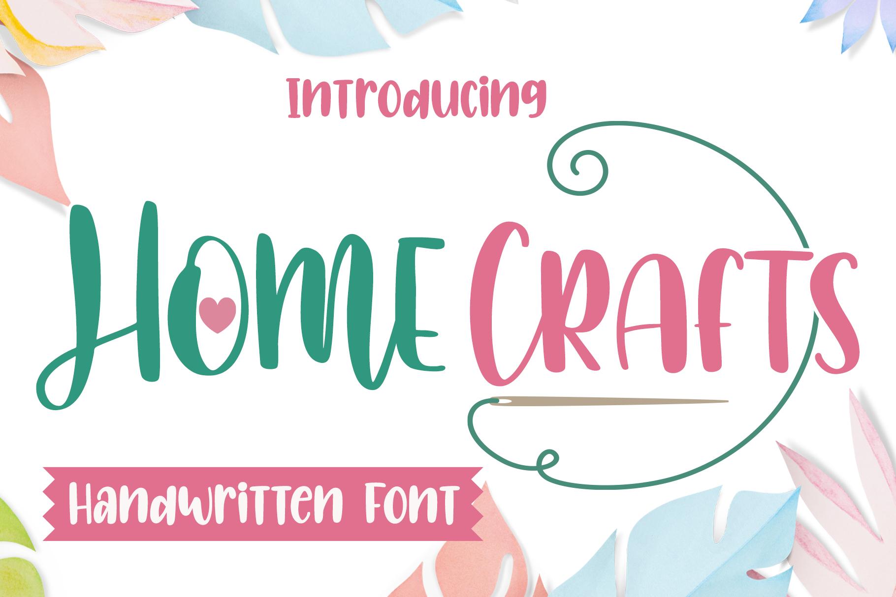 Home Crafts Font