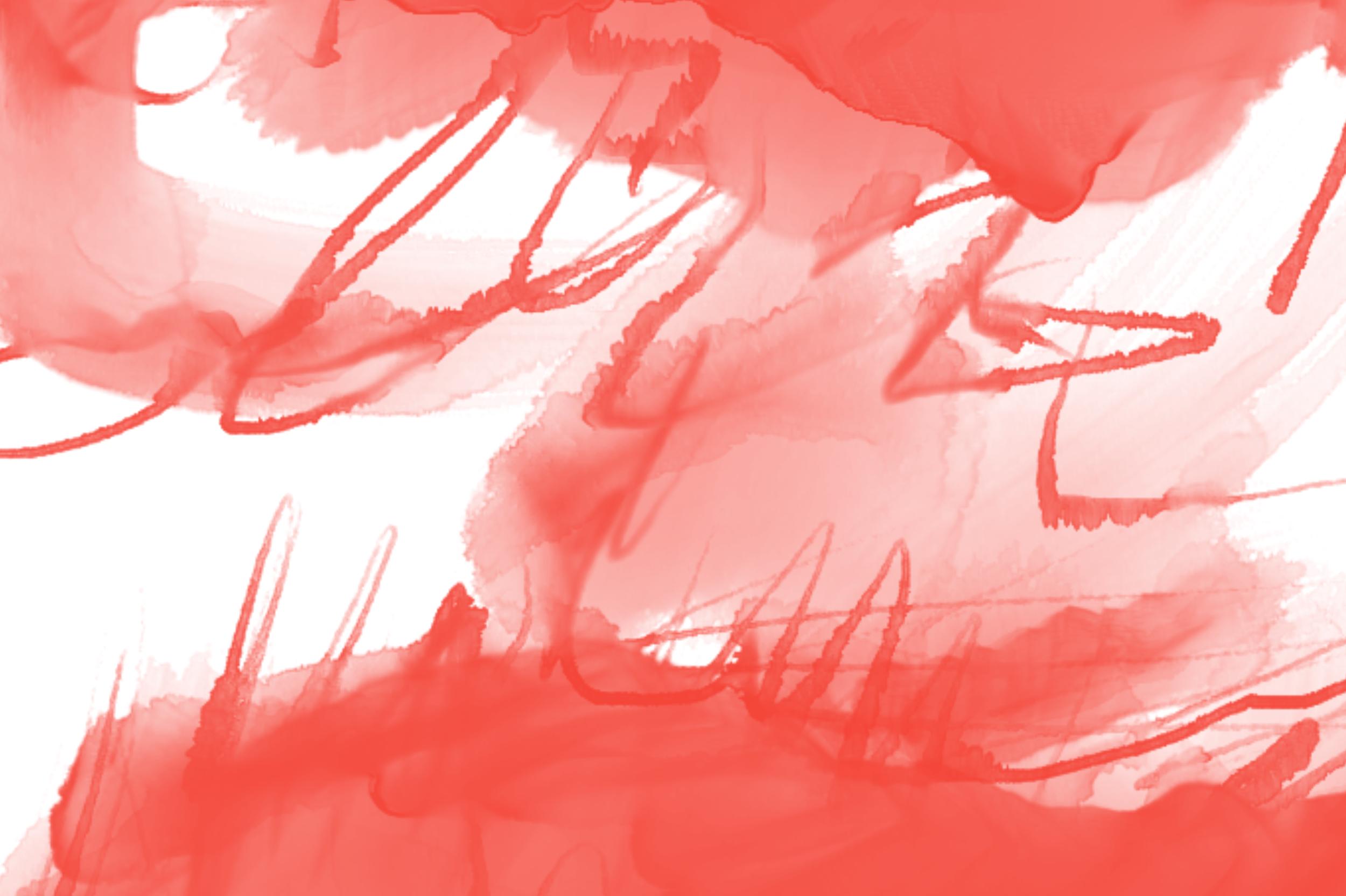 Watercolor Stains Wedding