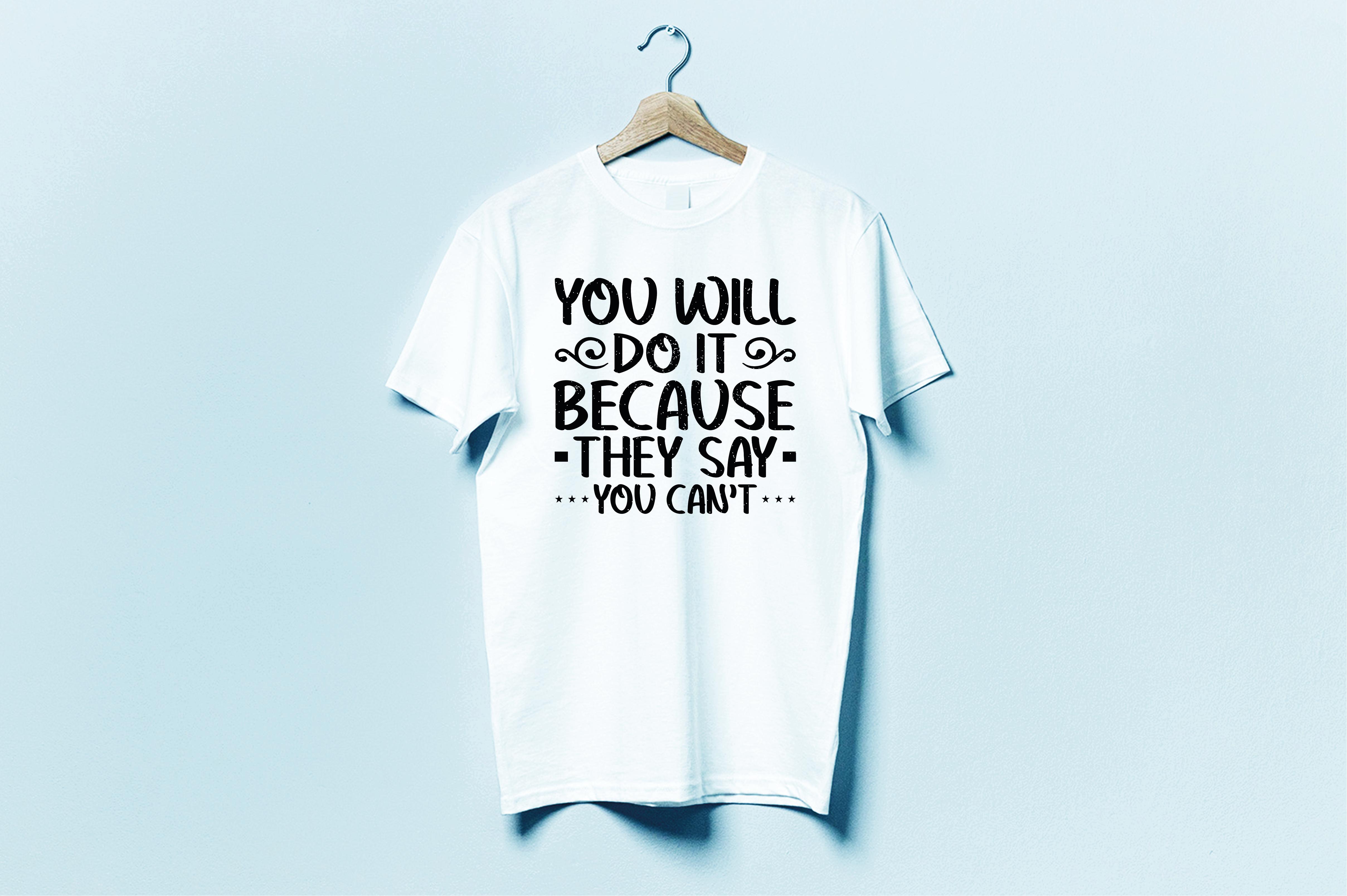 You Will Do It