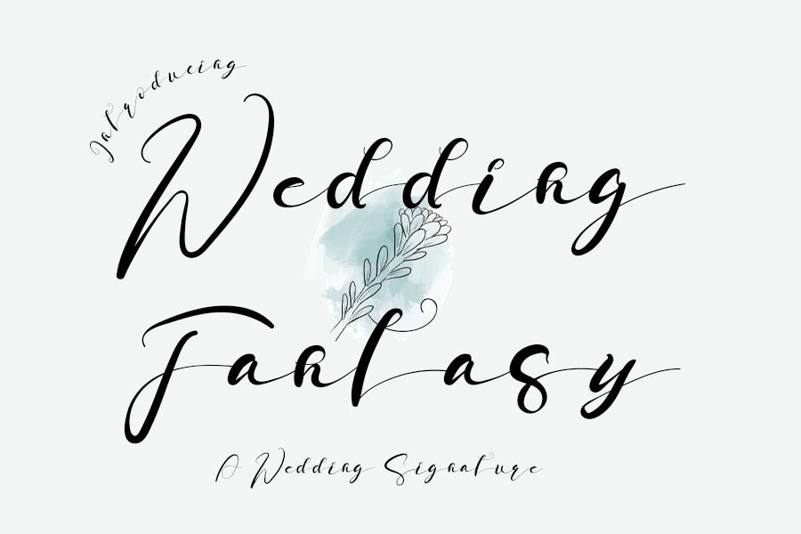 Wedding Fantasy Font