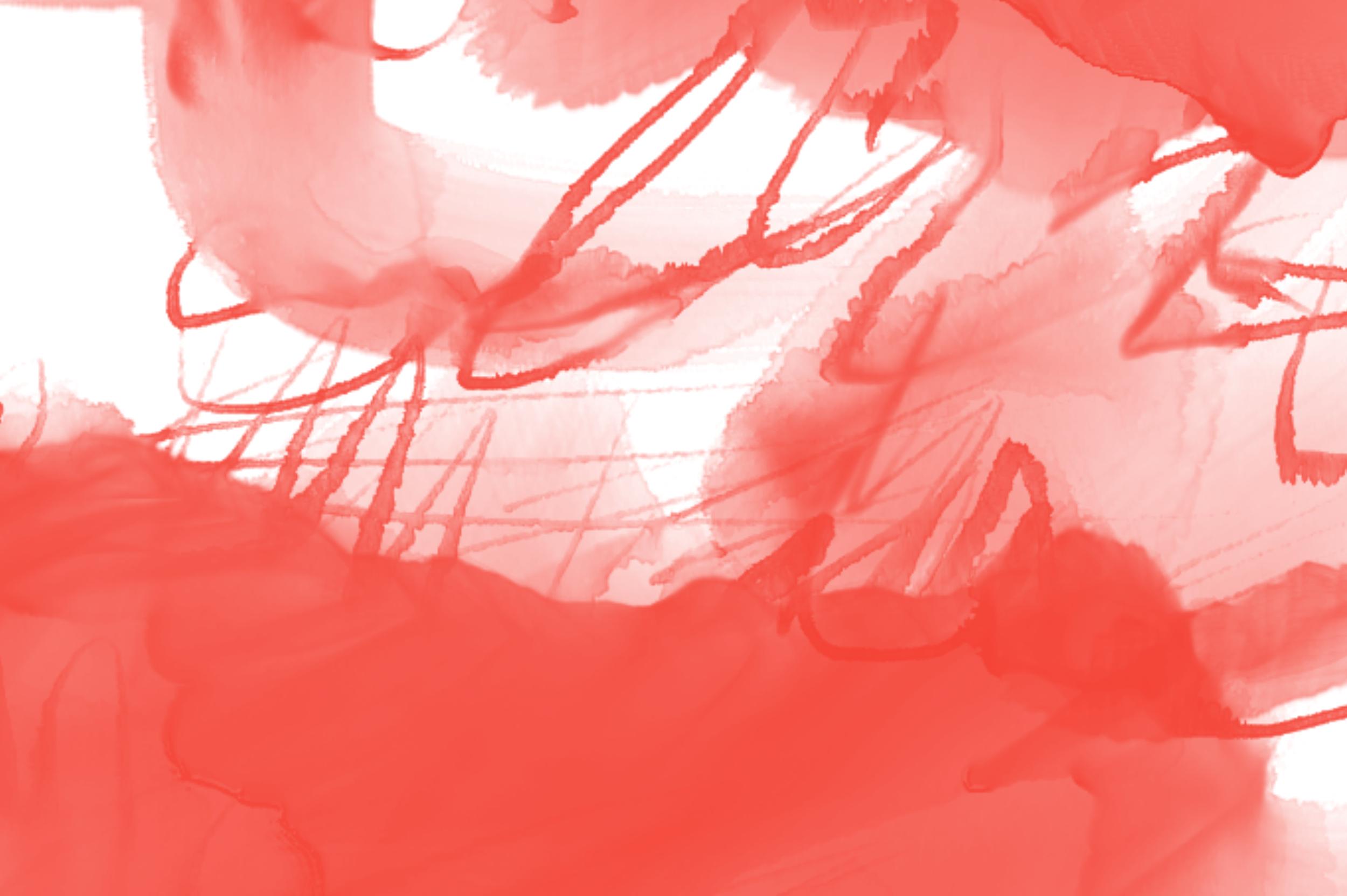 Watercolor Stains Wedding