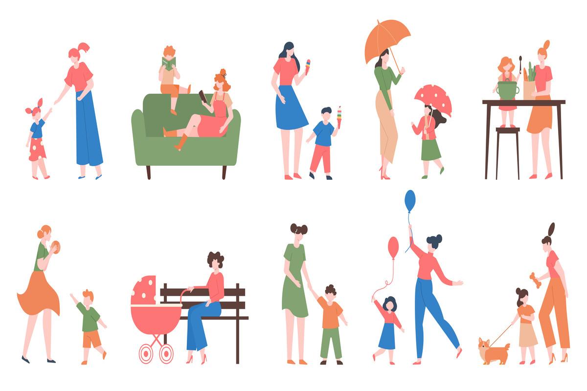 Mother and Children