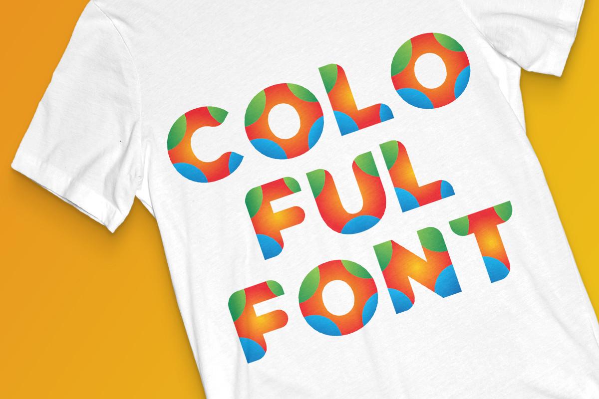 Colorful Font