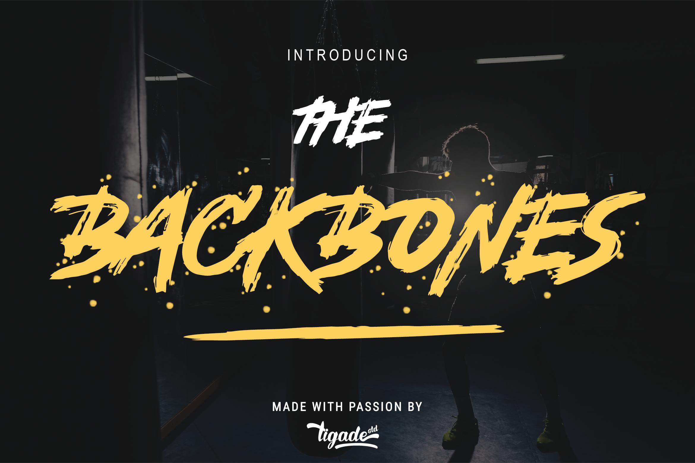Backbones Font