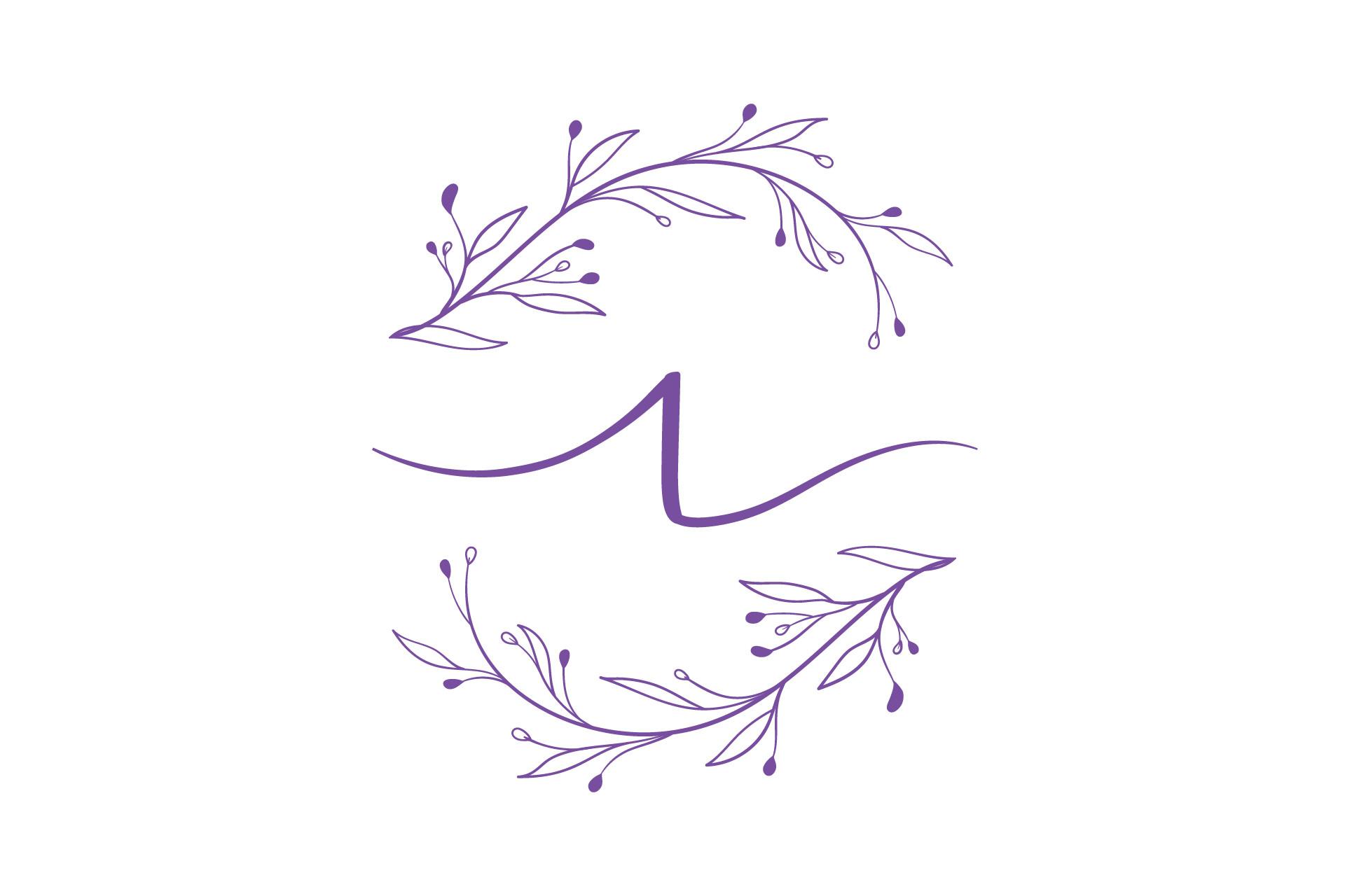 Monogram Letter Alphabet Decorative