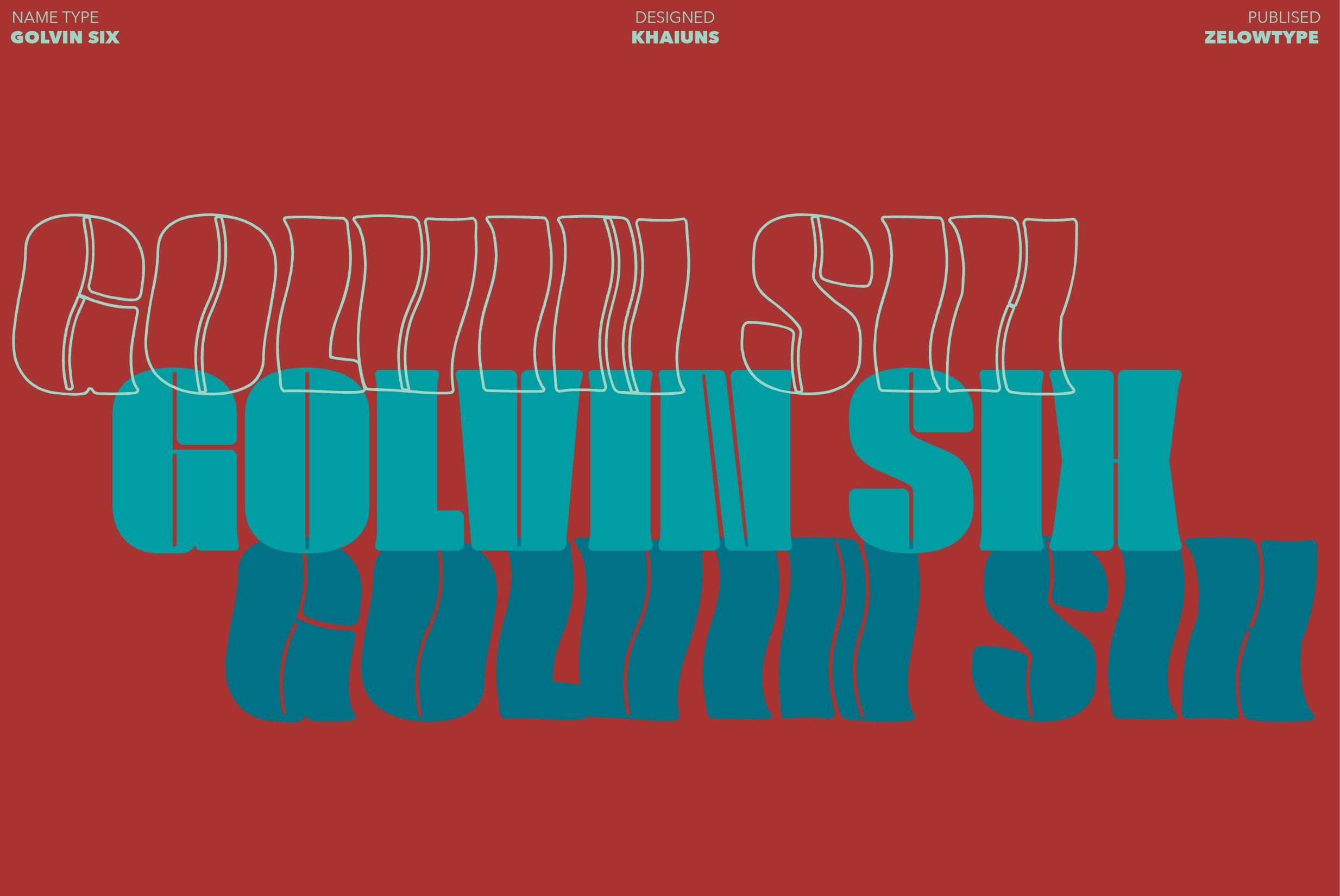 Golvin Six Font