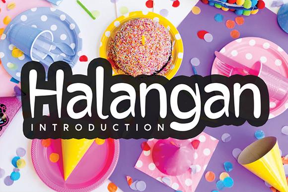 Halangan Font