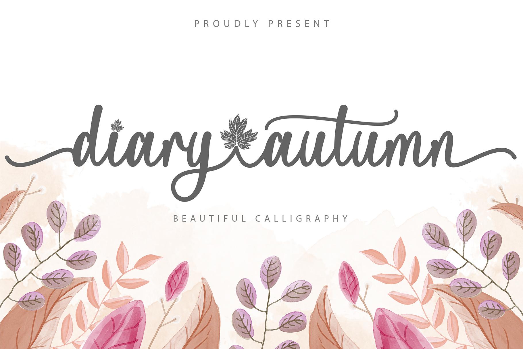 Diary Autumn Font