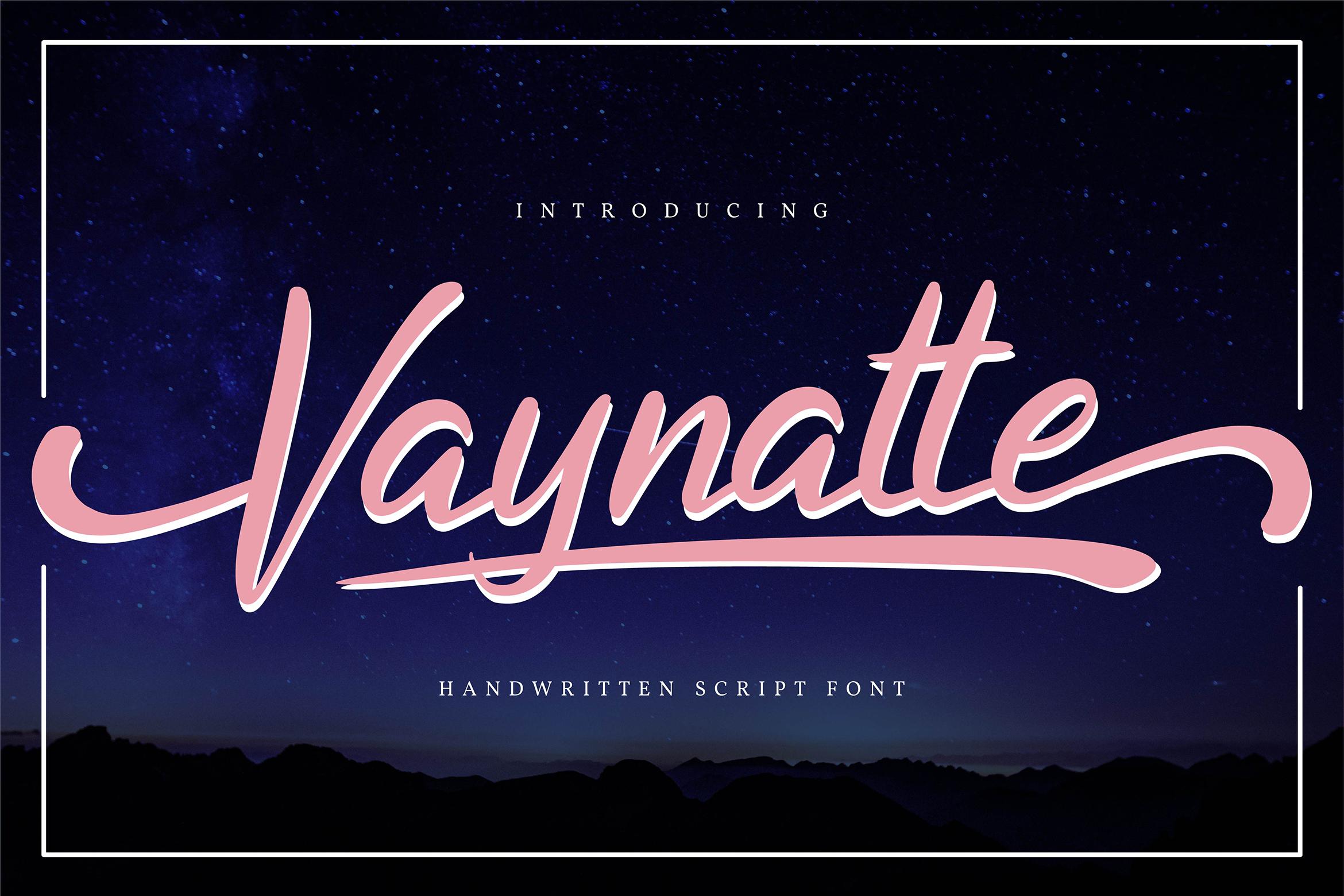 Vaynatte Font