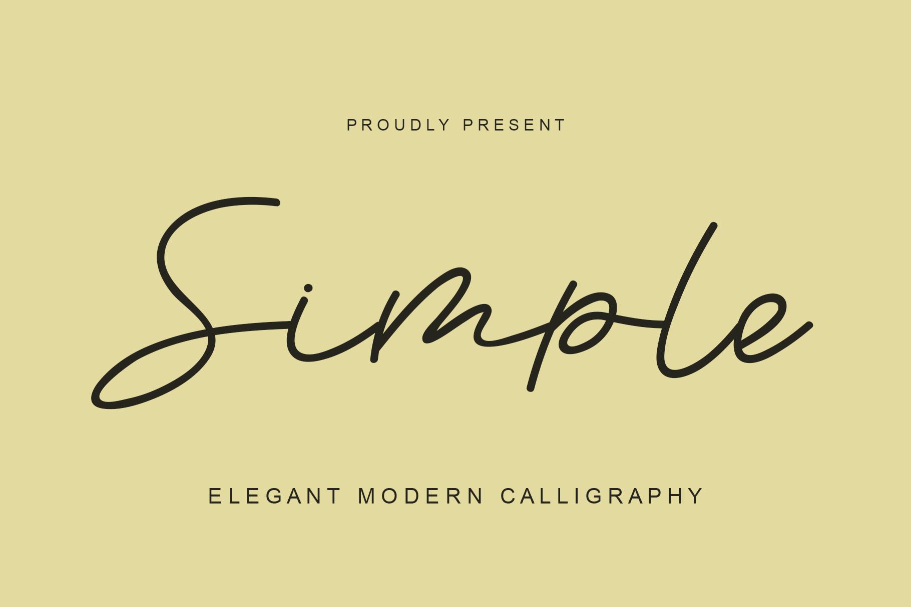 Simple Font
