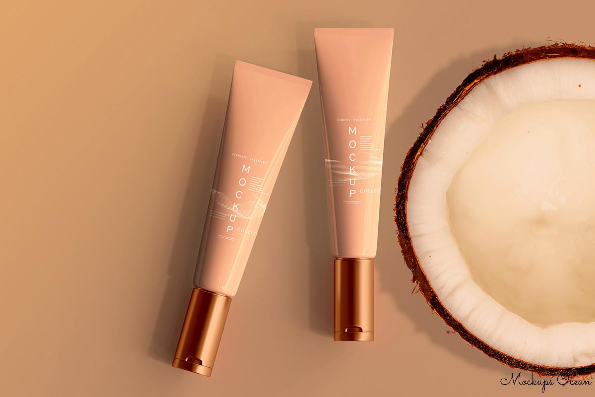 Cream Tube Mockup