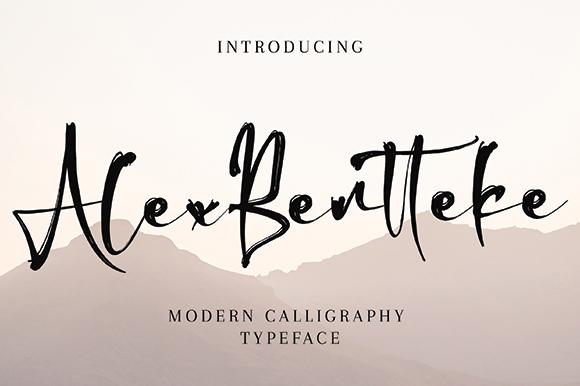 Alex Bentteke Font