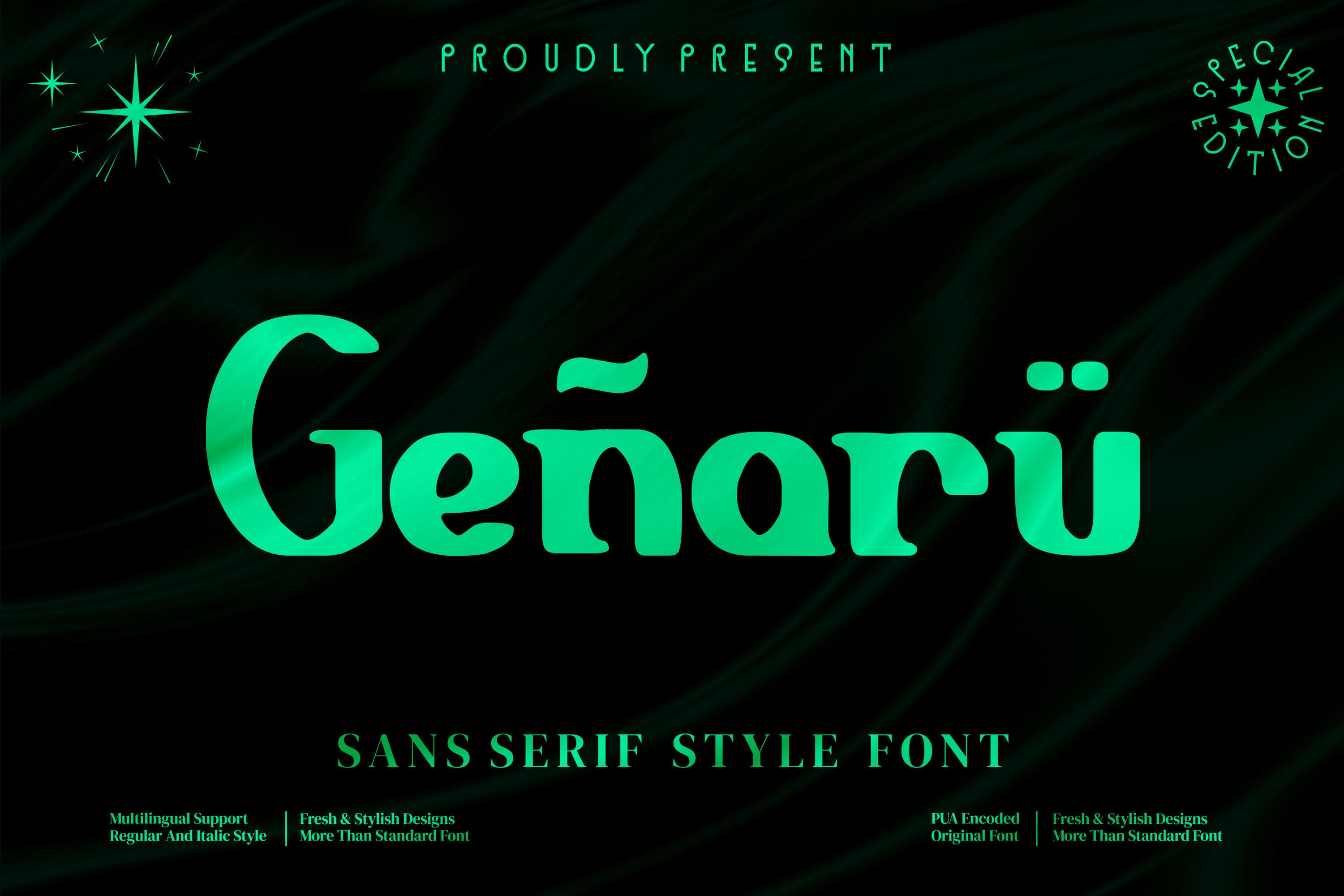 Genaru Font
