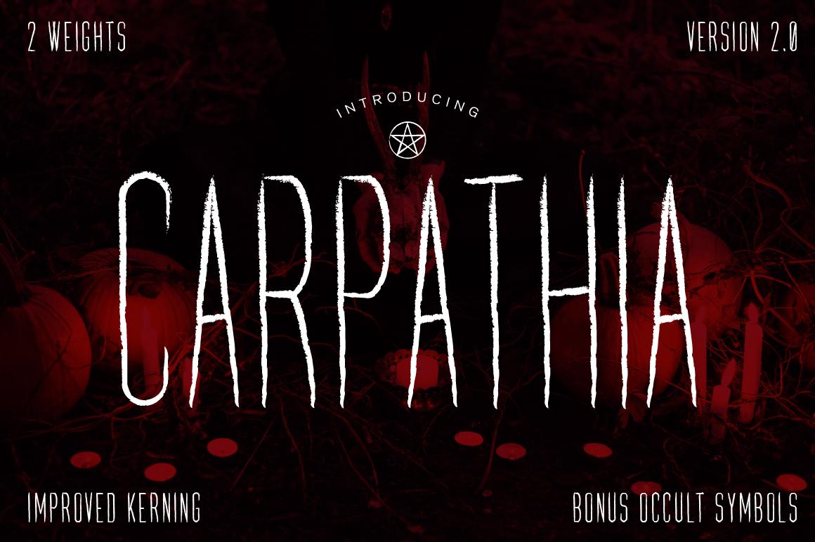 Carpathia Font