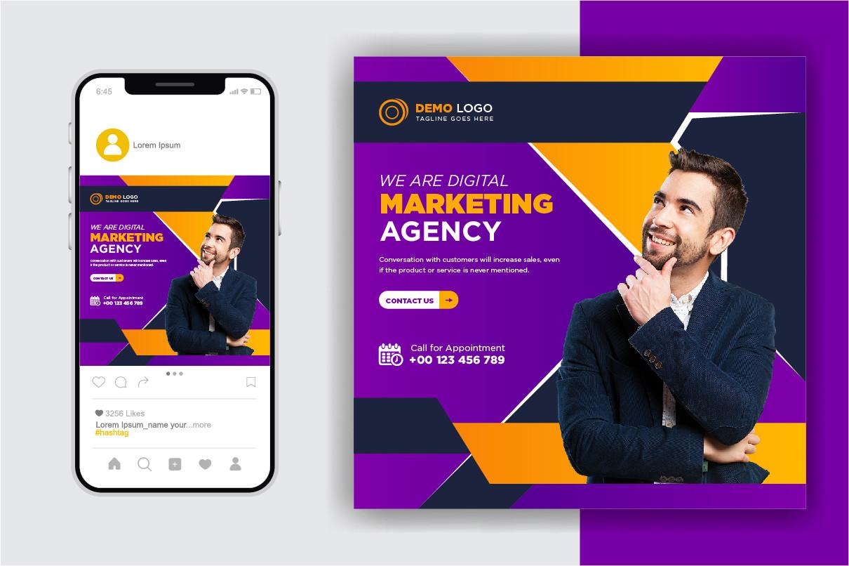 Digital Marketing Social Media Template