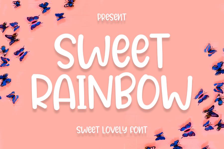 Sweet Rainbow Font