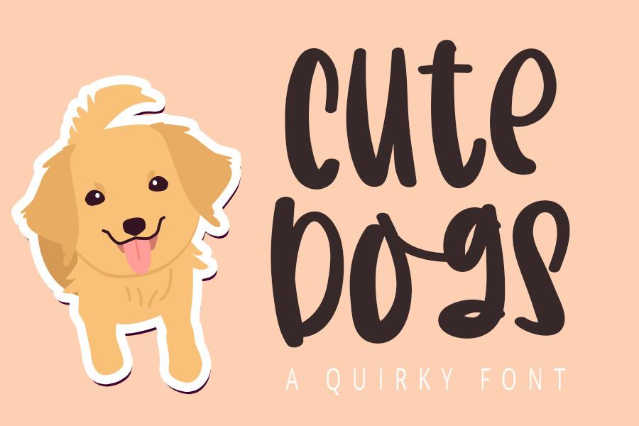 Cute Dog Font
