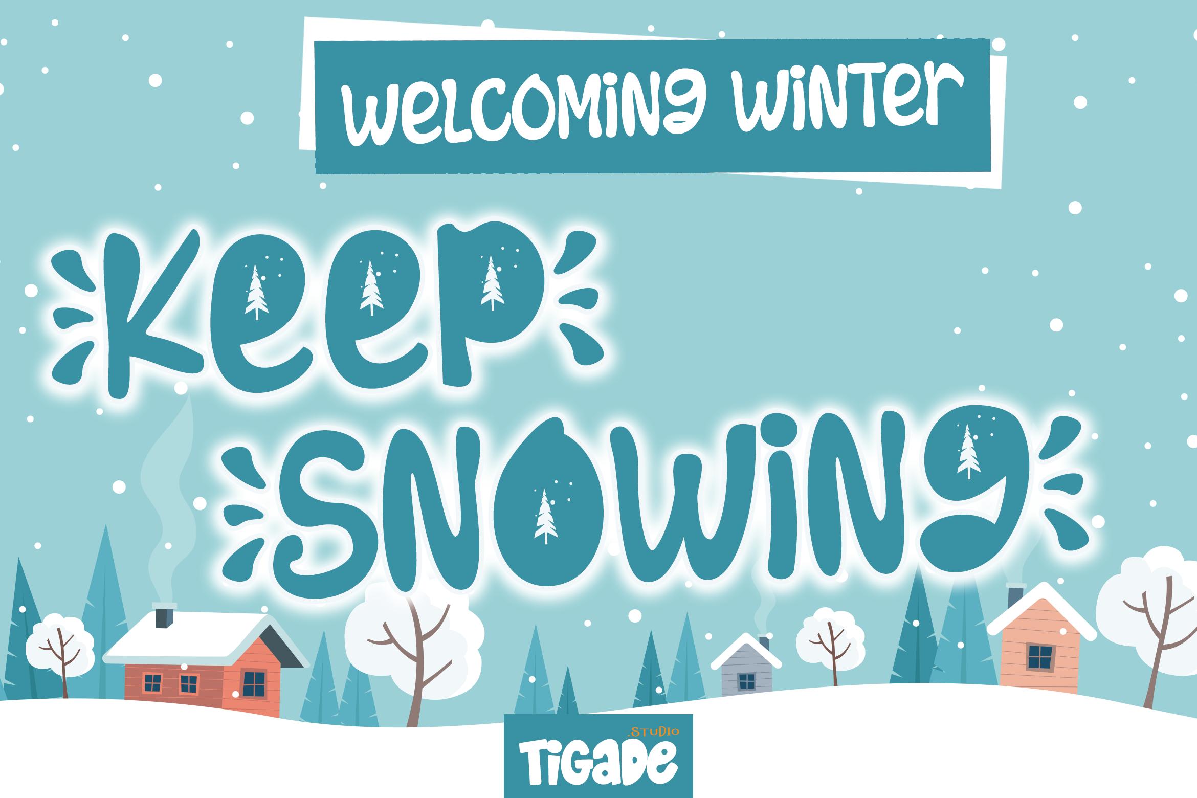 Keep Snowing Font