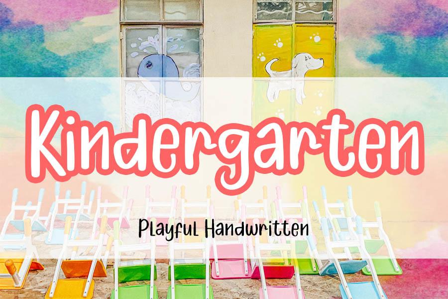 Kindergarten Font
