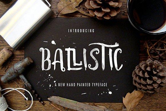 Ballistic Font