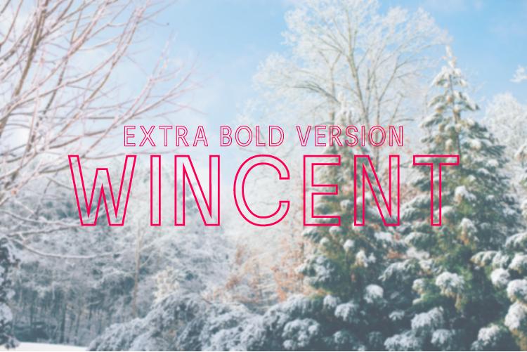 Wincent Outline Extra Bold Font