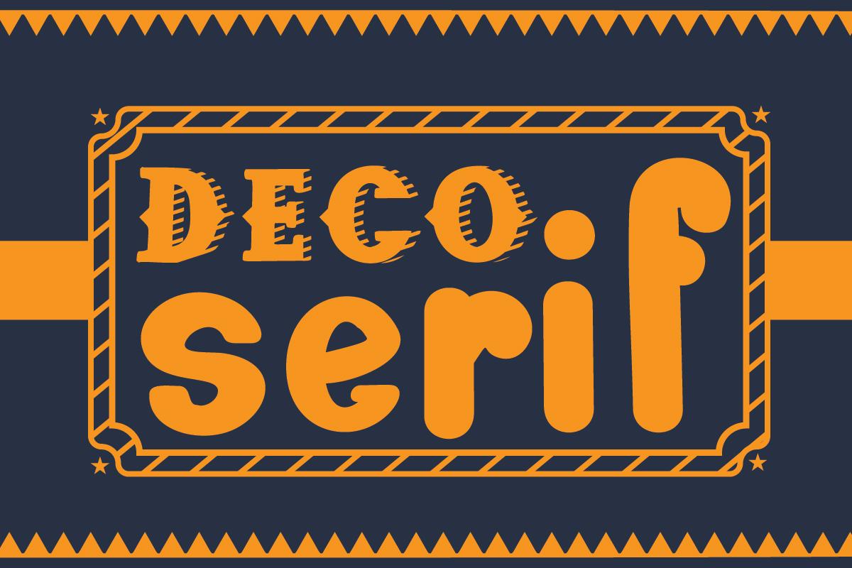 Deco Serif Font