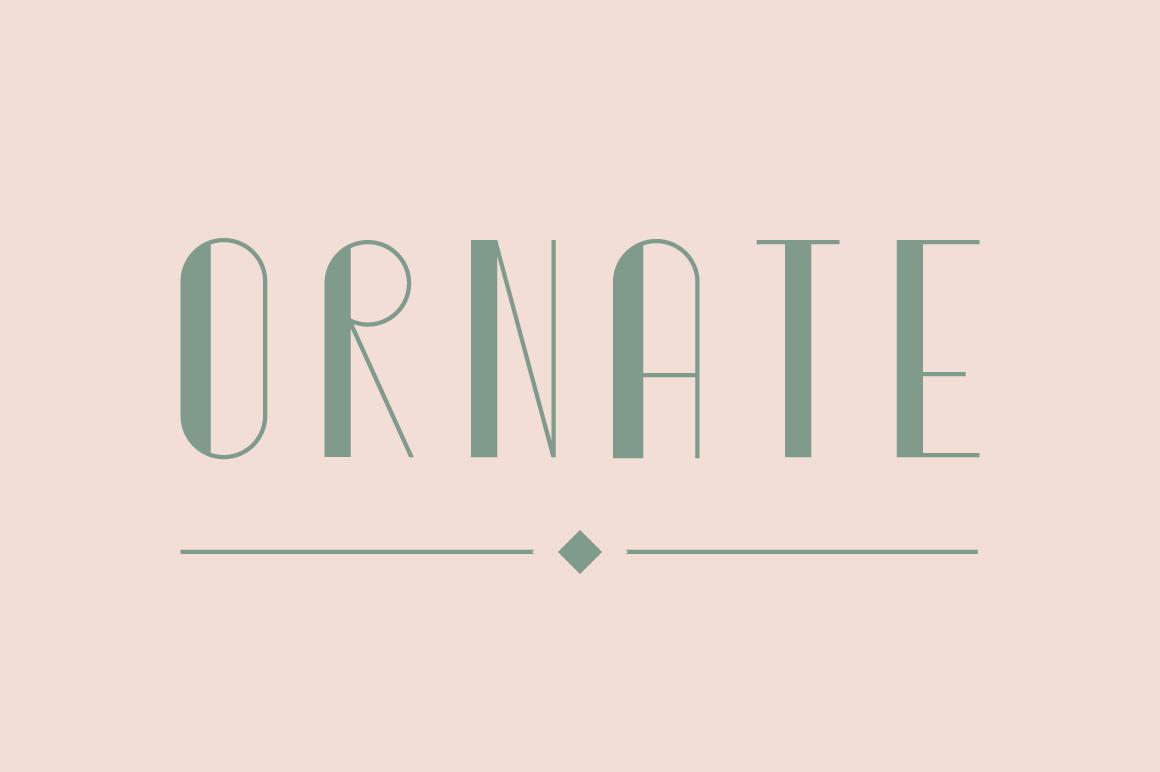 Ornate Font