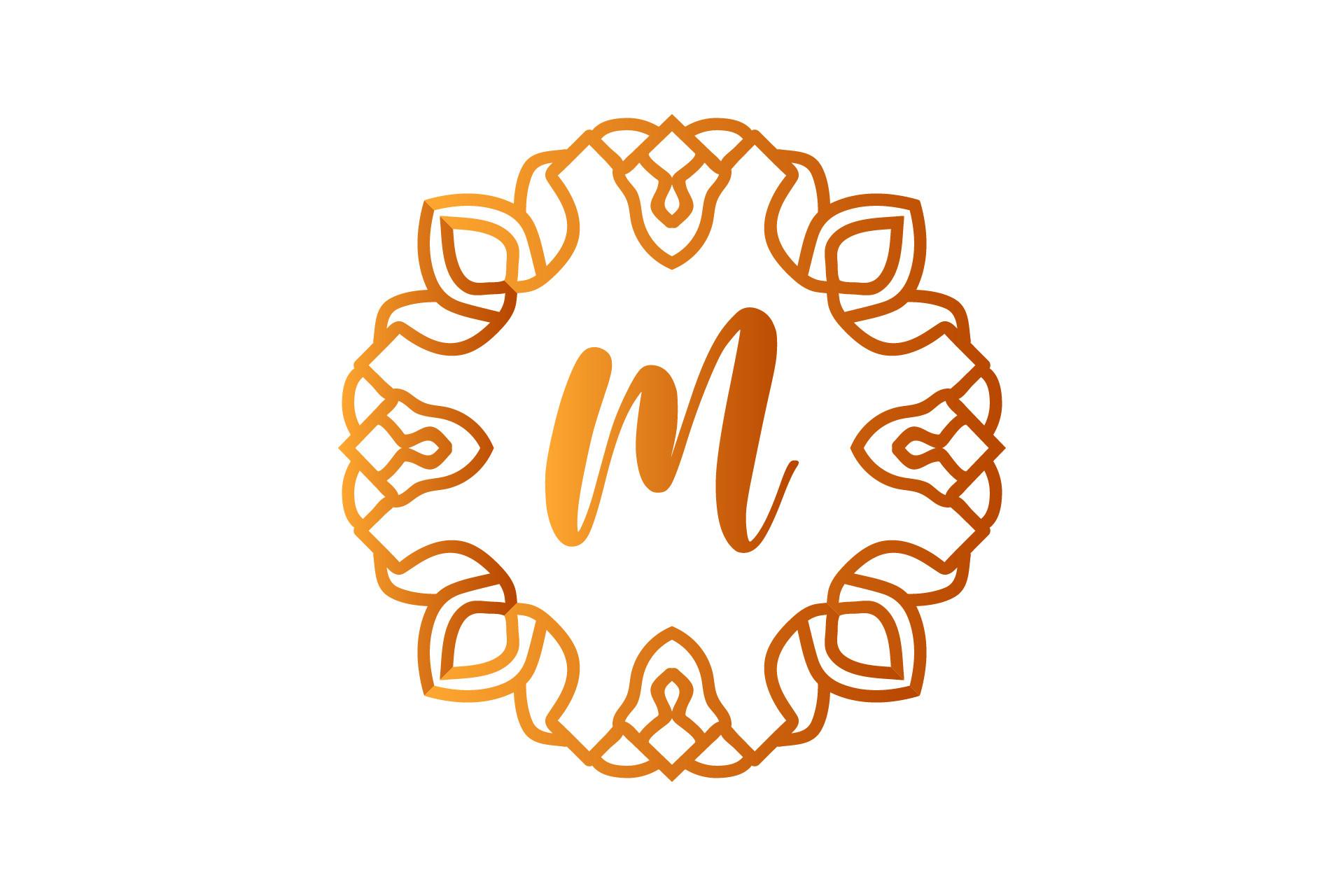 Monogram Spring Font Vector Illustration