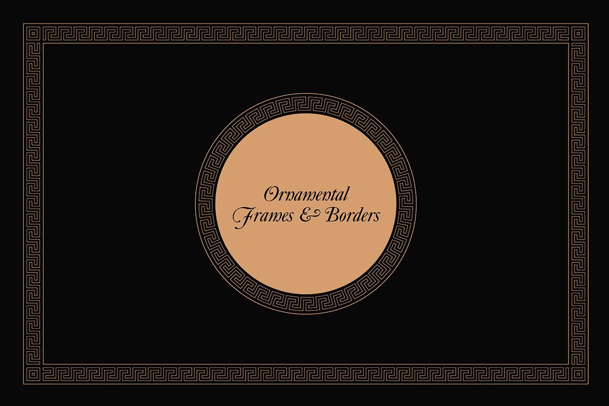 Ornamental Vector Frames & Borders