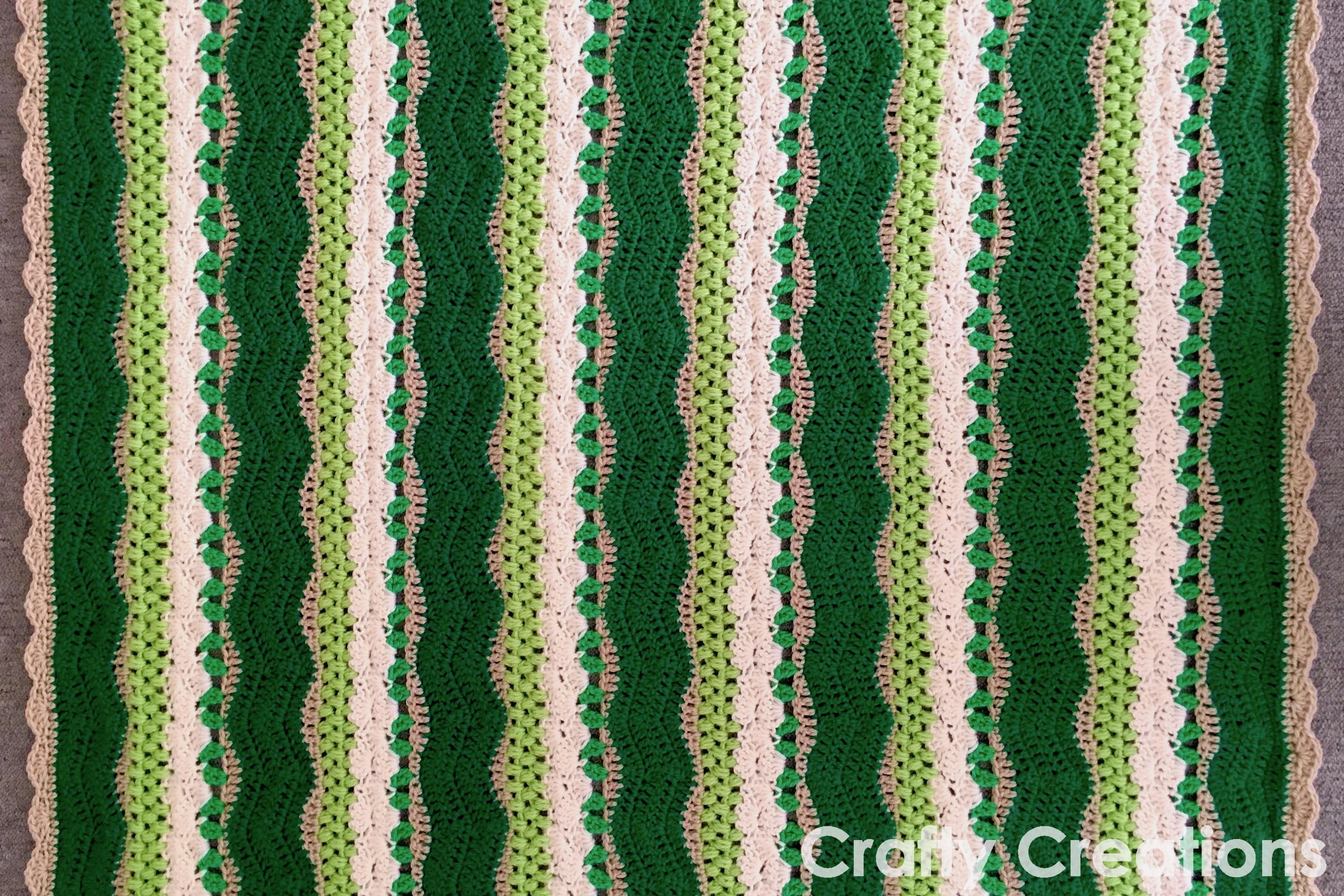 Fields of Green Blanket