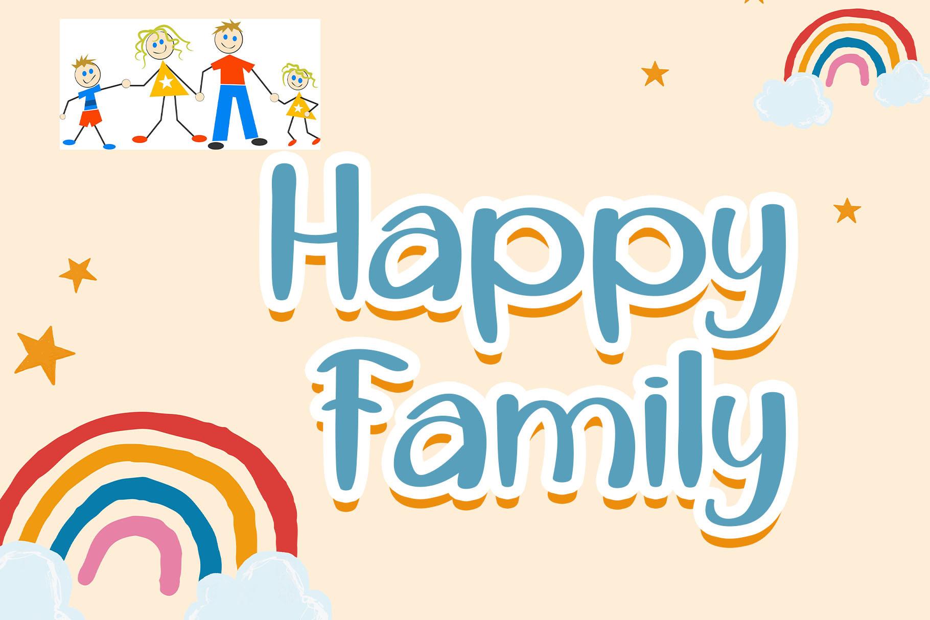 Happy Family Font