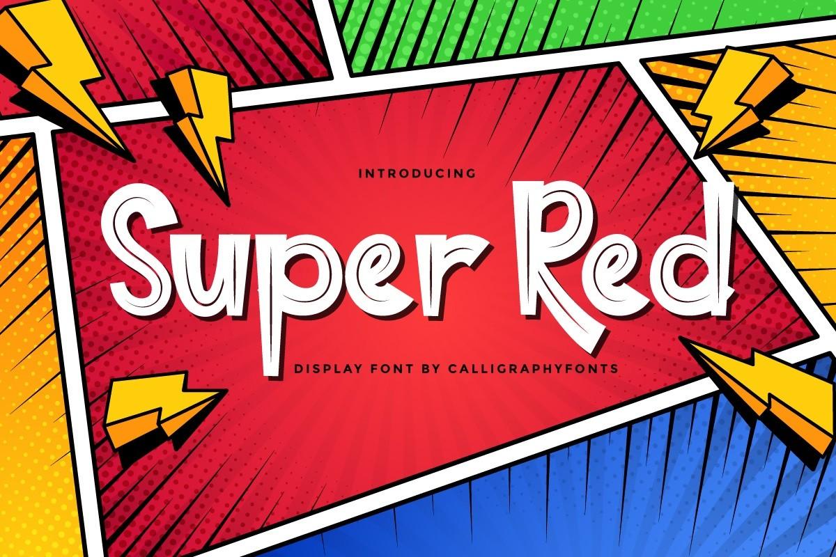 Super Red Font