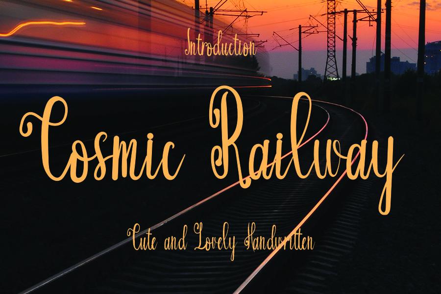 Cosmic Railway Font