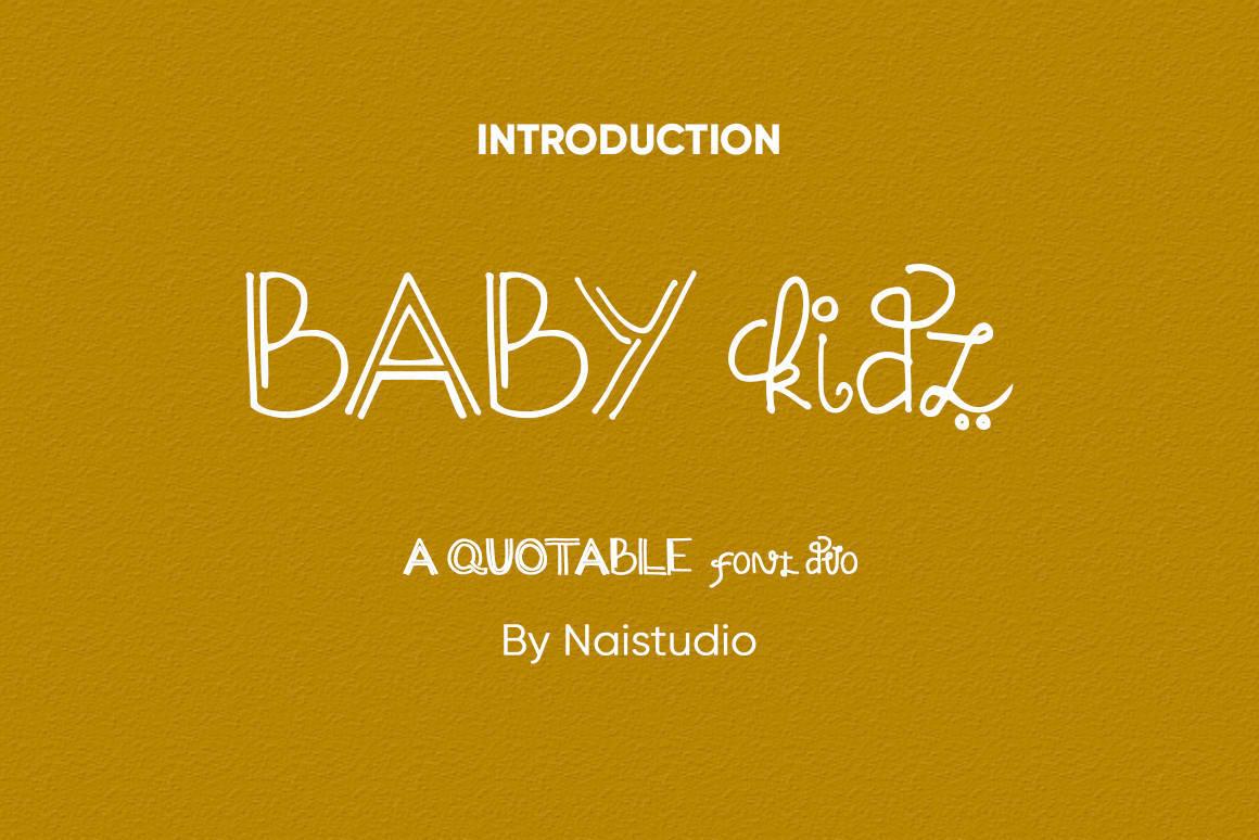 Baby Kidz Font