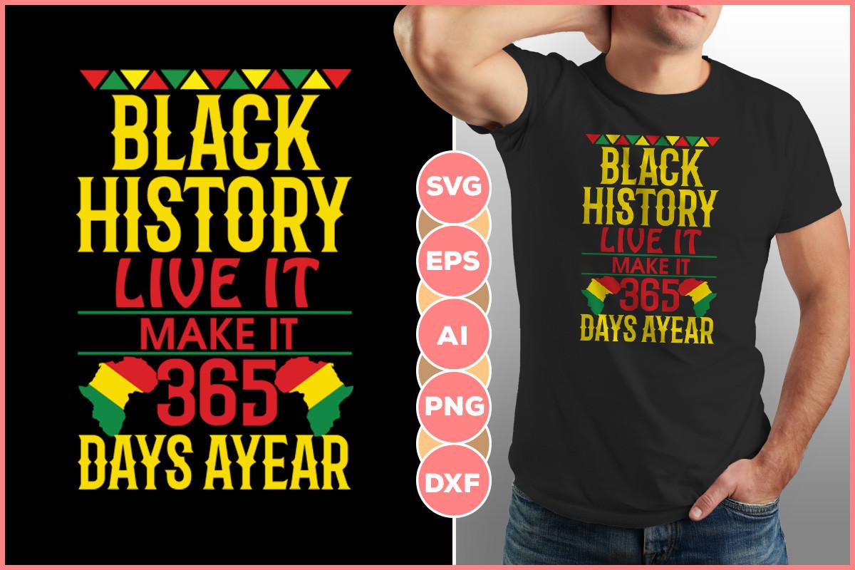 Black History Month Design Cut File Svg
