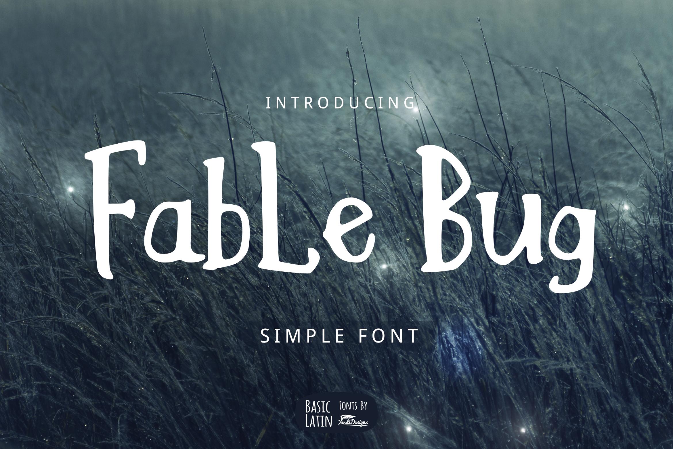 Fable Bug Font