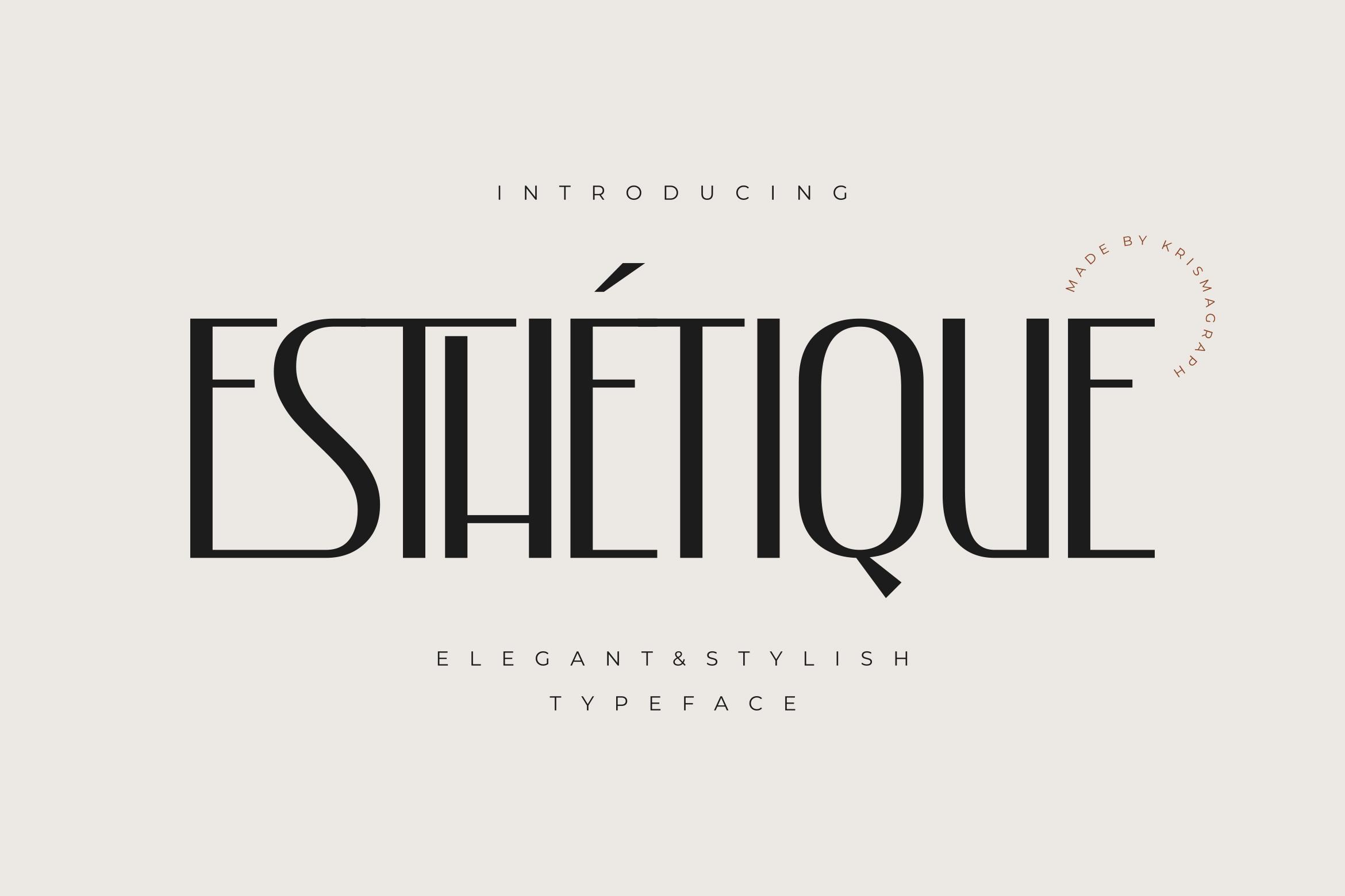 Eshetique Font