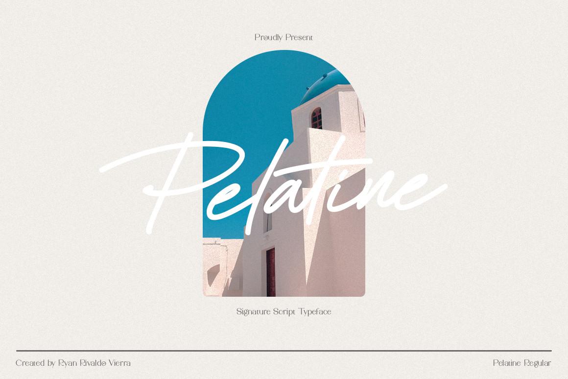 Pelatine Font