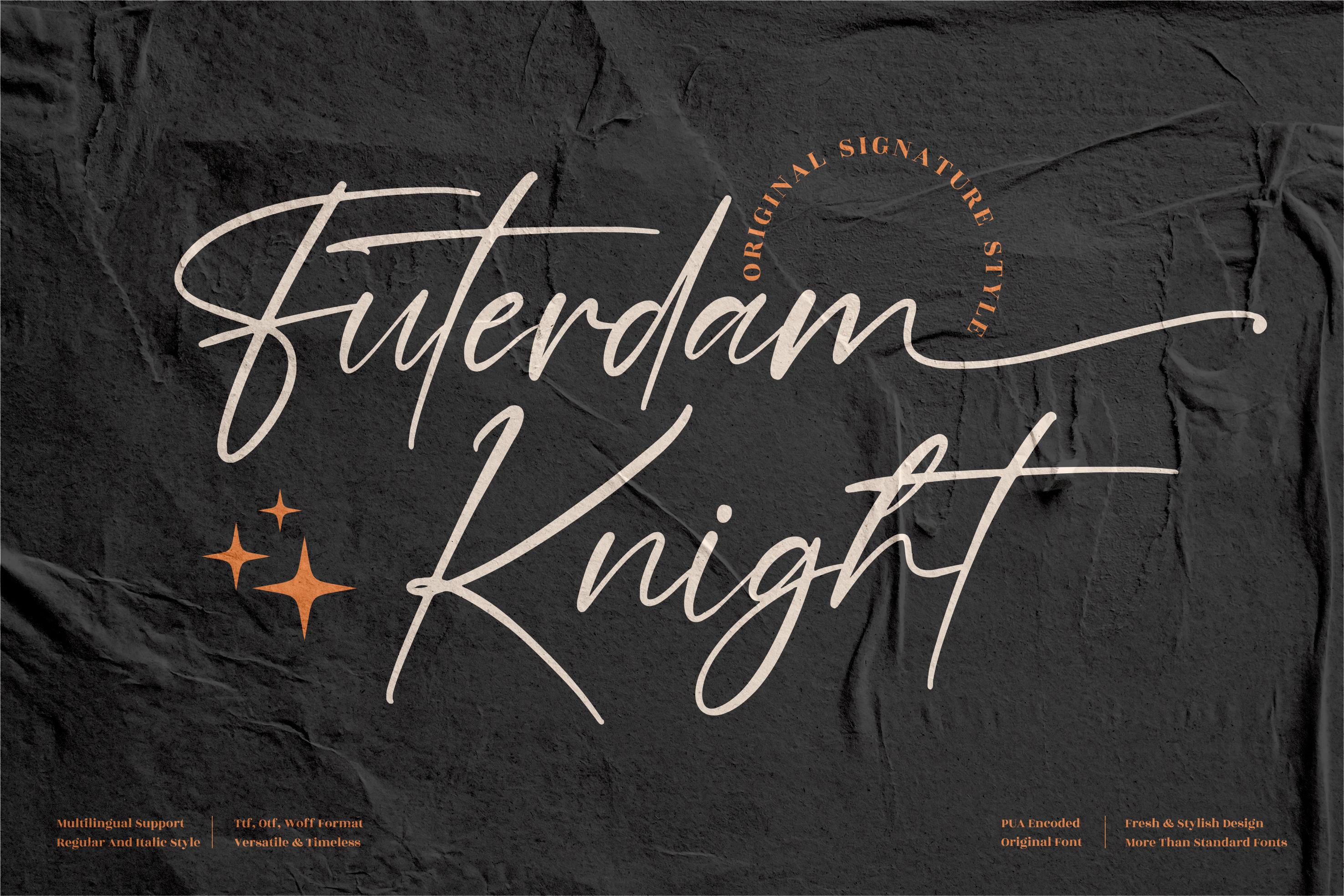 Futerdam Knight Font
