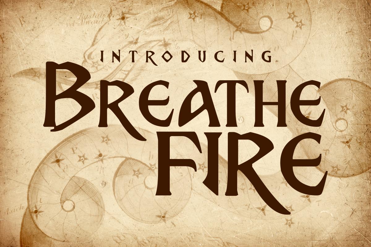 Breath Fire Font