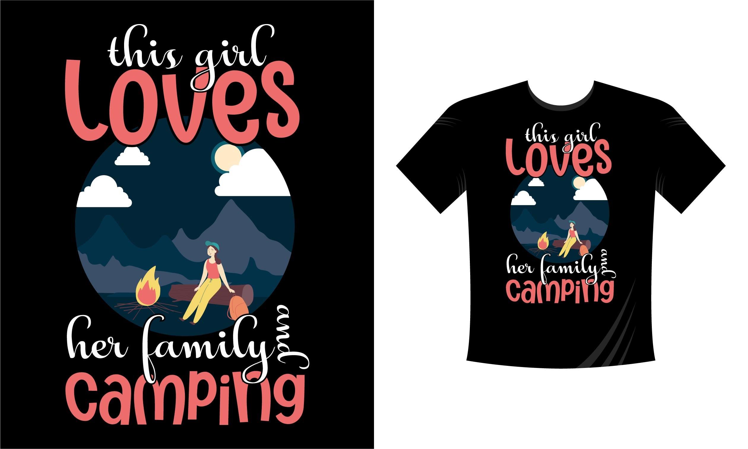 This Girl Loves Her Family and Camping