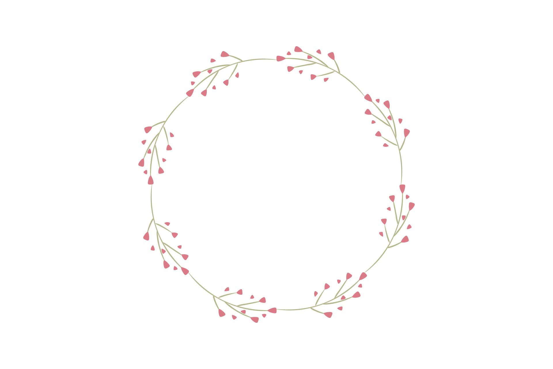 Modern Frame Design Isolated