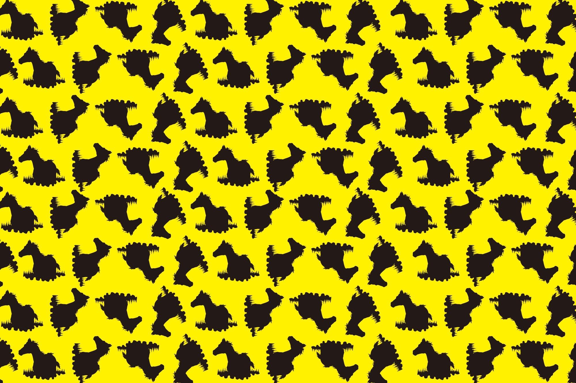 Horse Silhouette Pattern