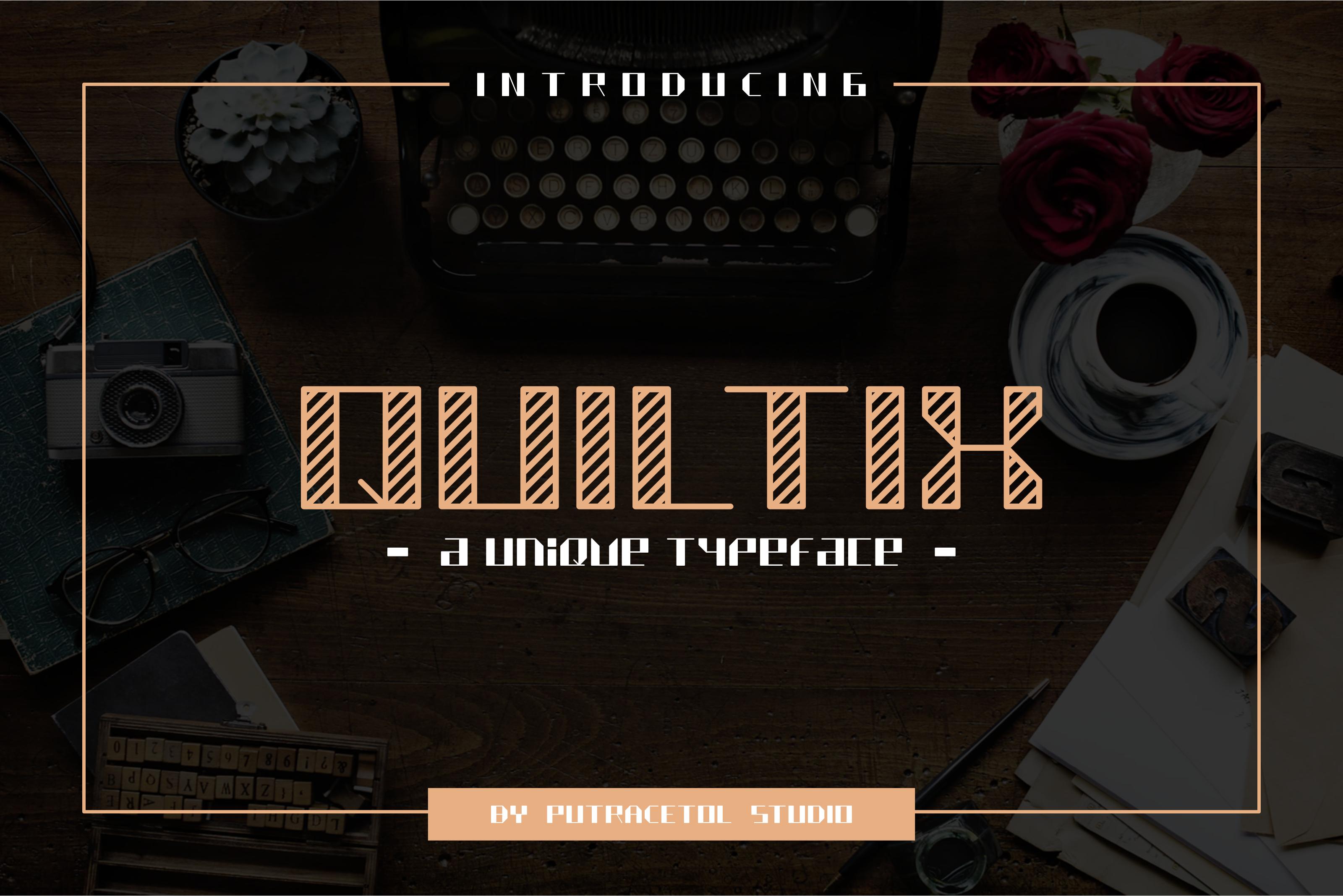 Quiltix Font