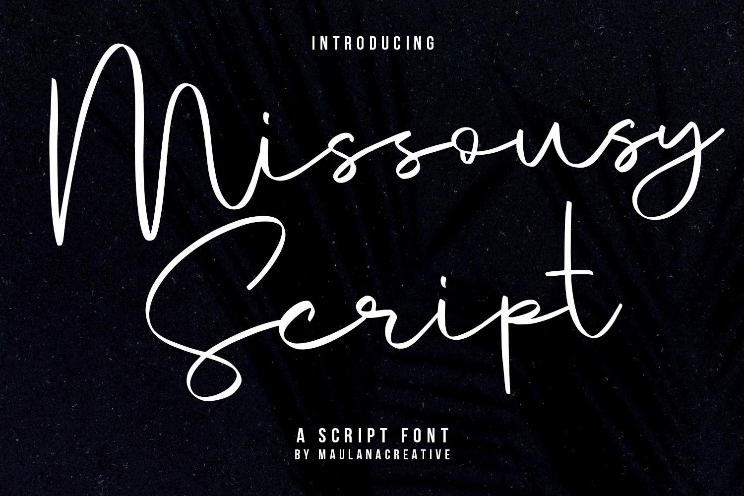 Missousy Font