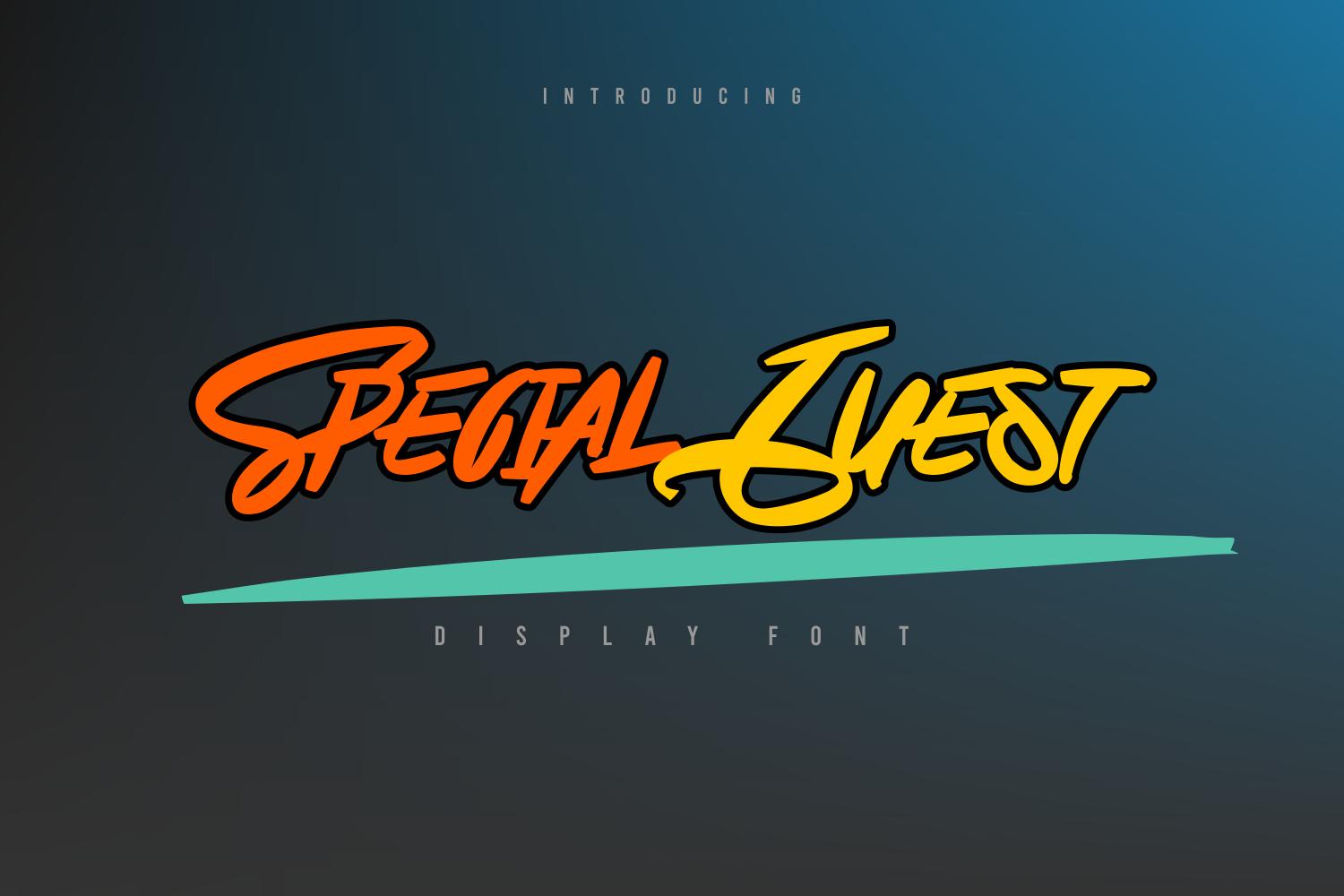 Special Guest Font