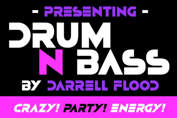Drum N Bass Font