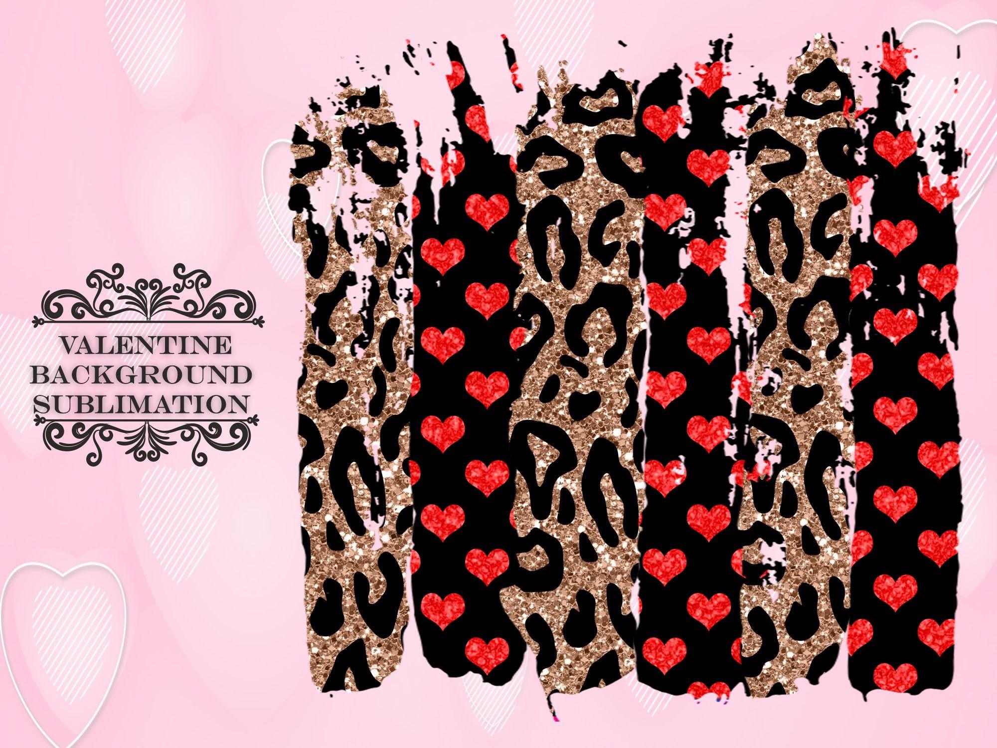 Background Valentine Sublimation