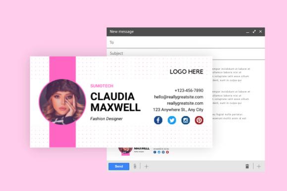 Creative Designer Email Signature Canva